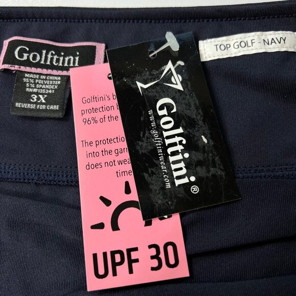 Golftini Top Golf Pull-On Skort Navy Blue Women’s 3X - Picture 11 of 12